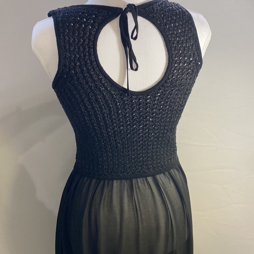 Bebe knitted high low tunic mesh chiffon - Picture 11 of 12